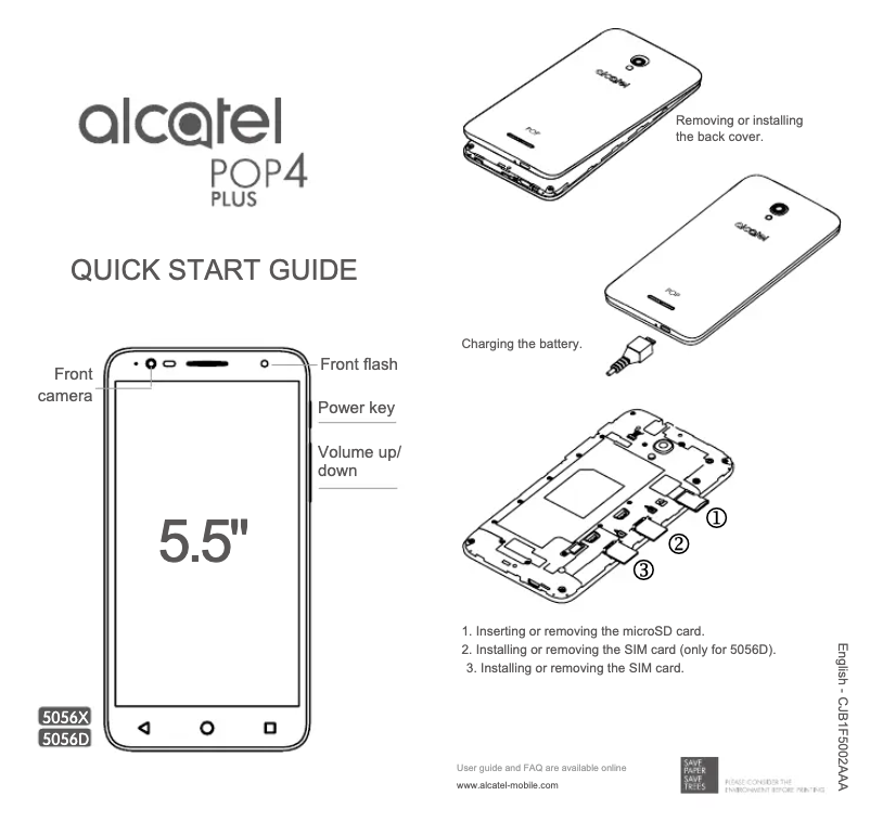 Image de la première page du manuel de l'appareil POP 4