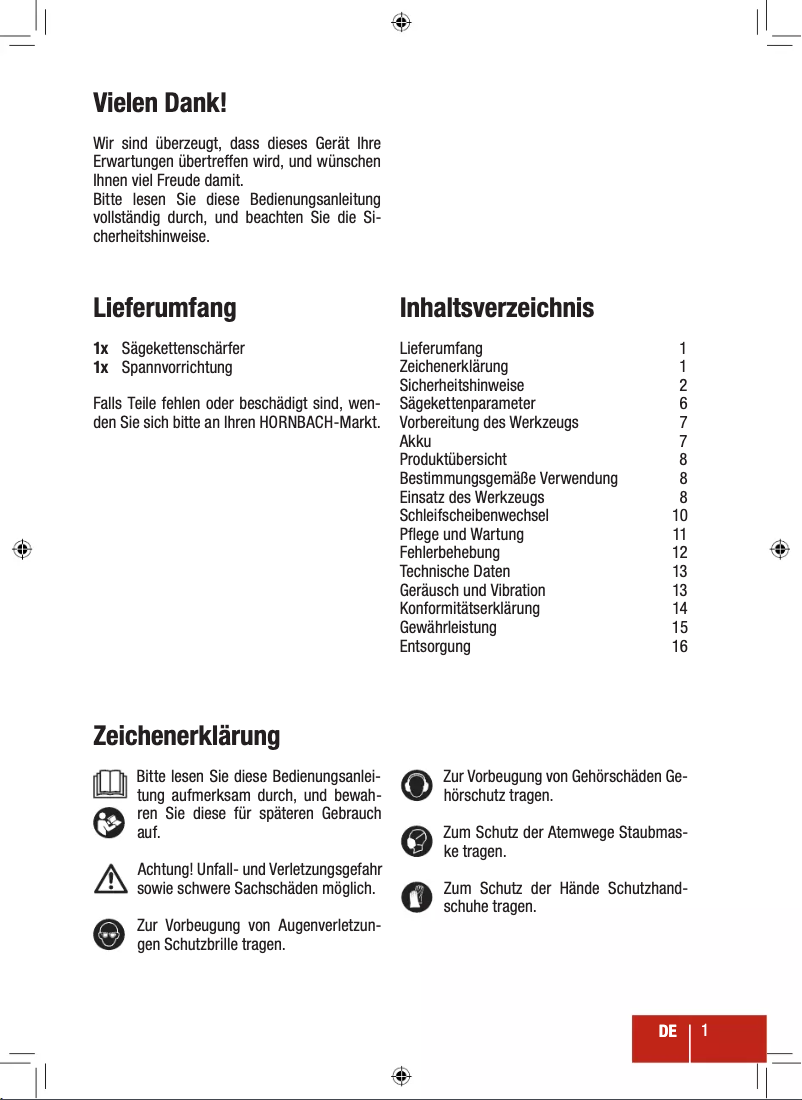 Page 1 de la notice Manuel utilisateur Pattfield PE-ASK 18 Li Basic