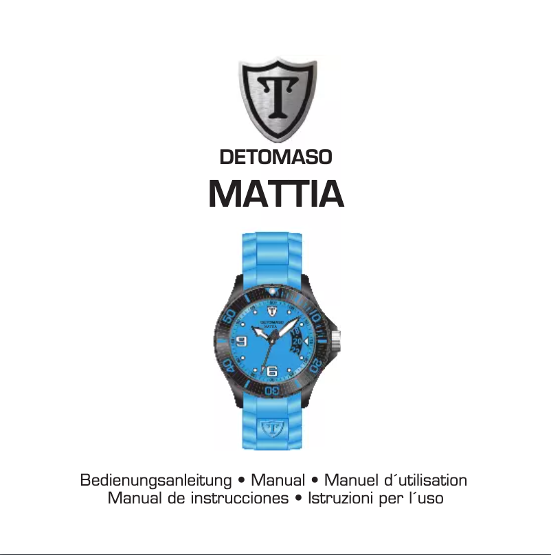 Page n°1 - Manuel utilisateur Detomaso Mattia