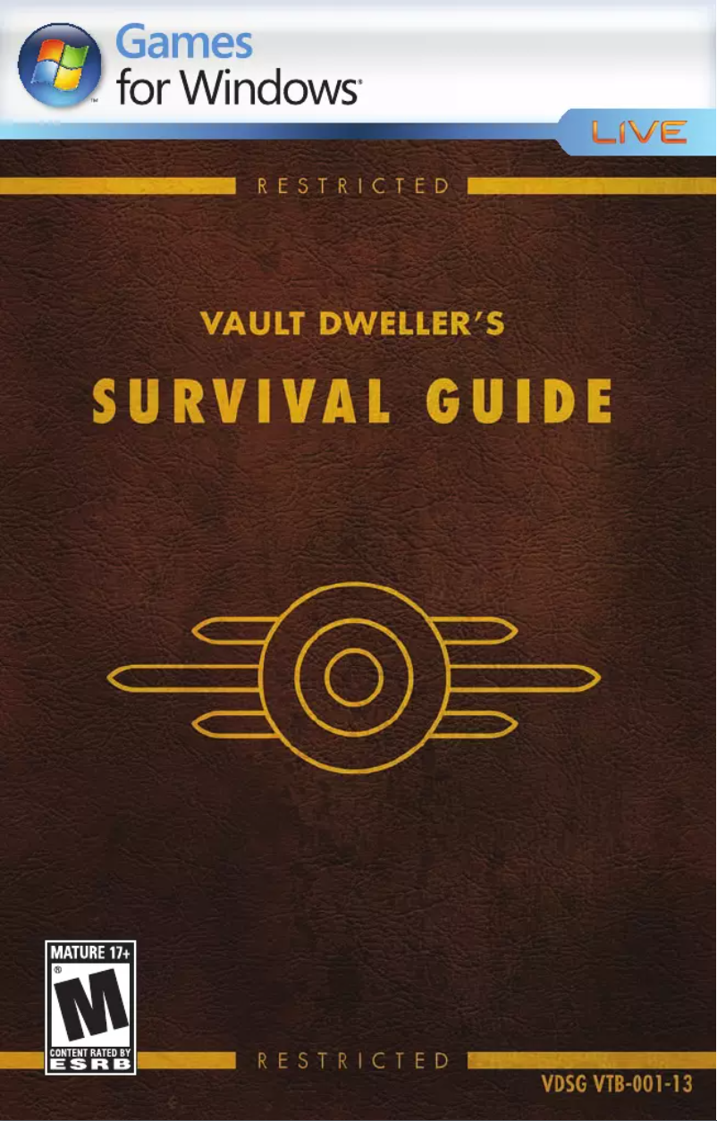 Page n°1 - Manuel utilisateur Infogrames Fallout 3 (PC)