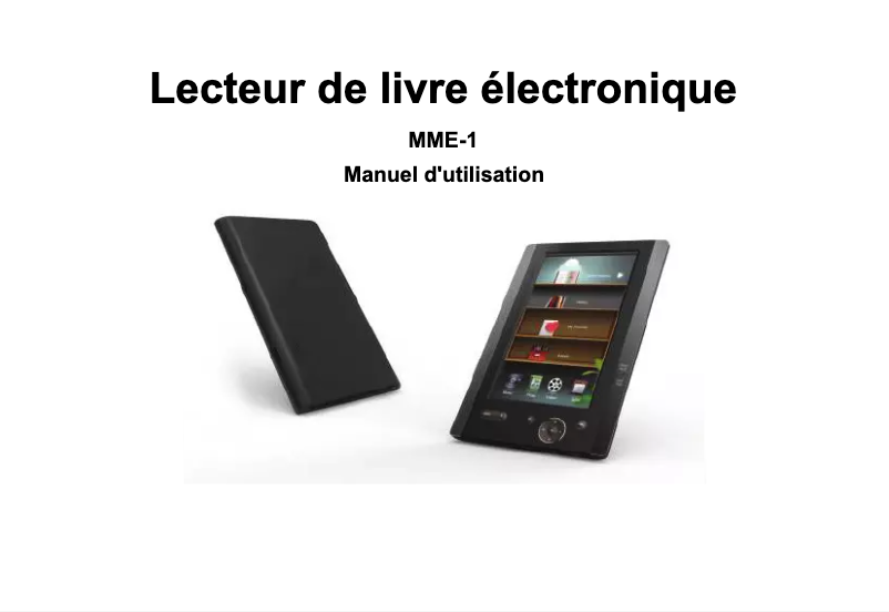 Imagen de la primera página del manual del dispositivo MME-1