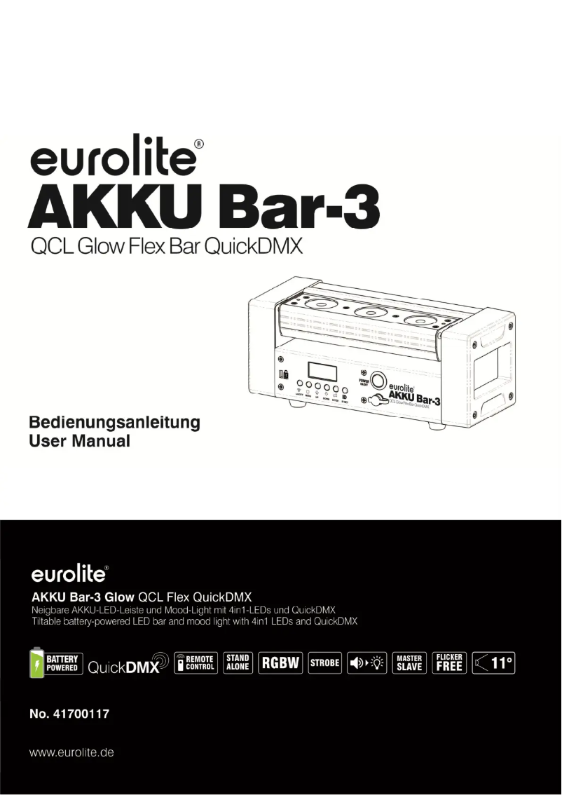 Image de la première page du manuel de l'appareil AKKU Bar-3