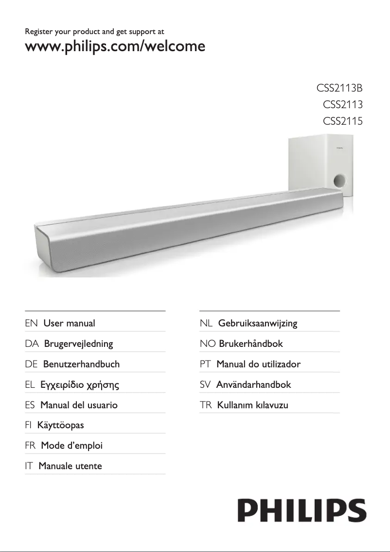 Image de la première page du manuel de l'appareil CSS2115