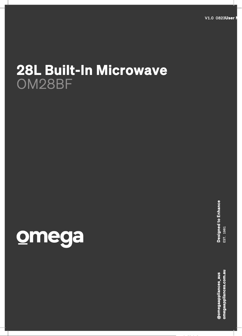 Page n°1 - Manuel utilisateur Omega OM28BF