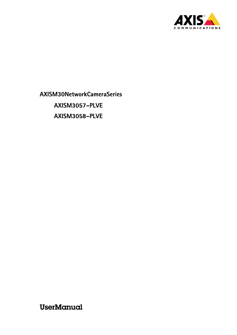 Image de la première page du manuel de l'appareil M3057-PLVE