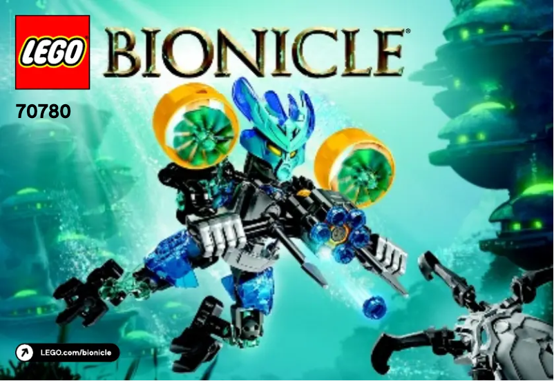 Page 1 de la notice Manuel utilisateur Lego Bionicle 70780