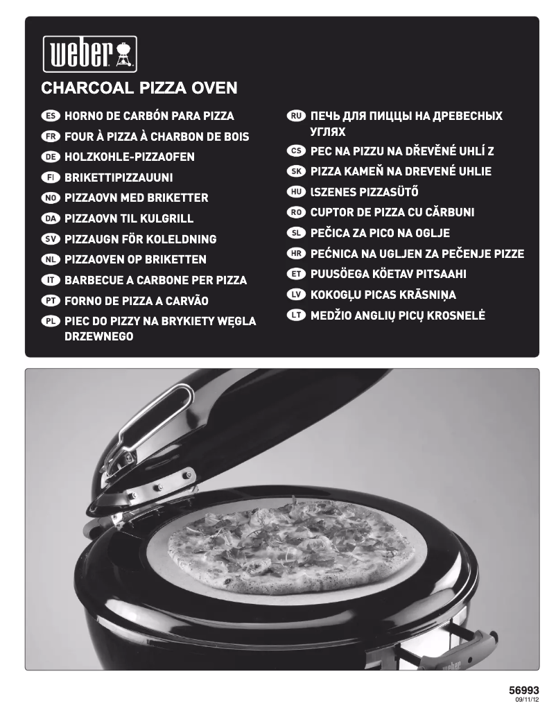 Page n°1 - Manuel utilisateur Weber 6520