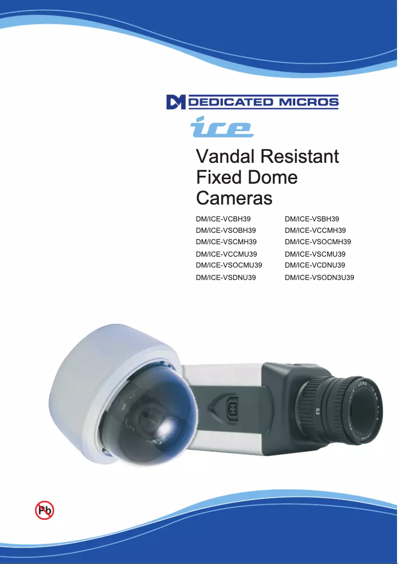 Image de la première page du manuel de l'appareil DM/ICEVC-DNU39N