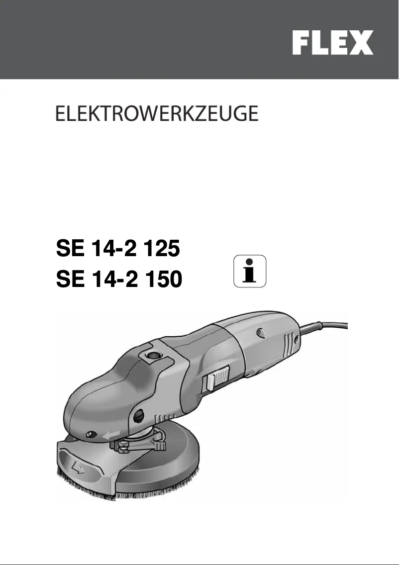 Page n°1 - Manuel utilisateur Flex SE 14-2 150