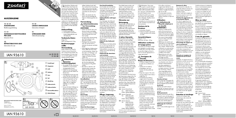 Página 1 del manual Manual de usuario Zoofari IAN 93610