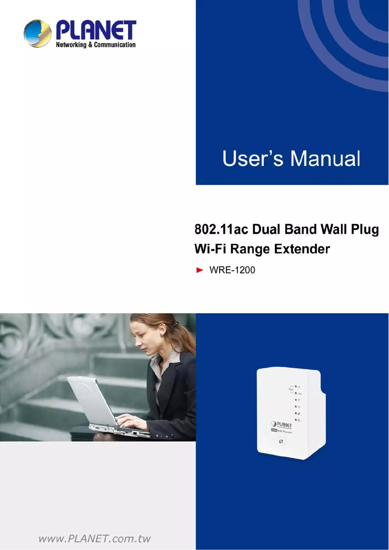 Image de la première page du manuel de l'appareil WRE-1200