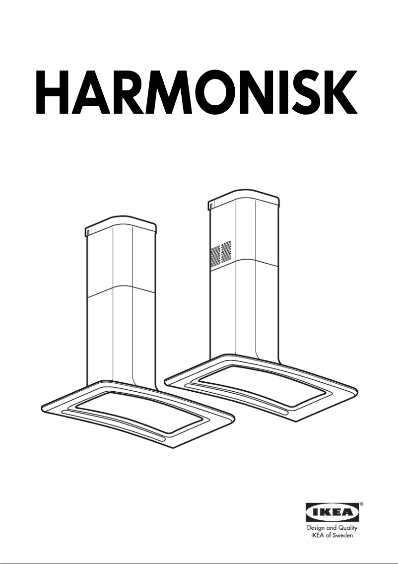 Page 1 de la notice Manuel utilisateur Ikea HARMONISK