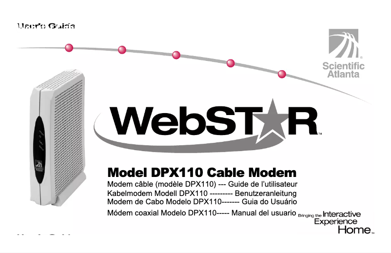 Page 1 de la notice Manuel utilisateur Cisco Webstar DPX110