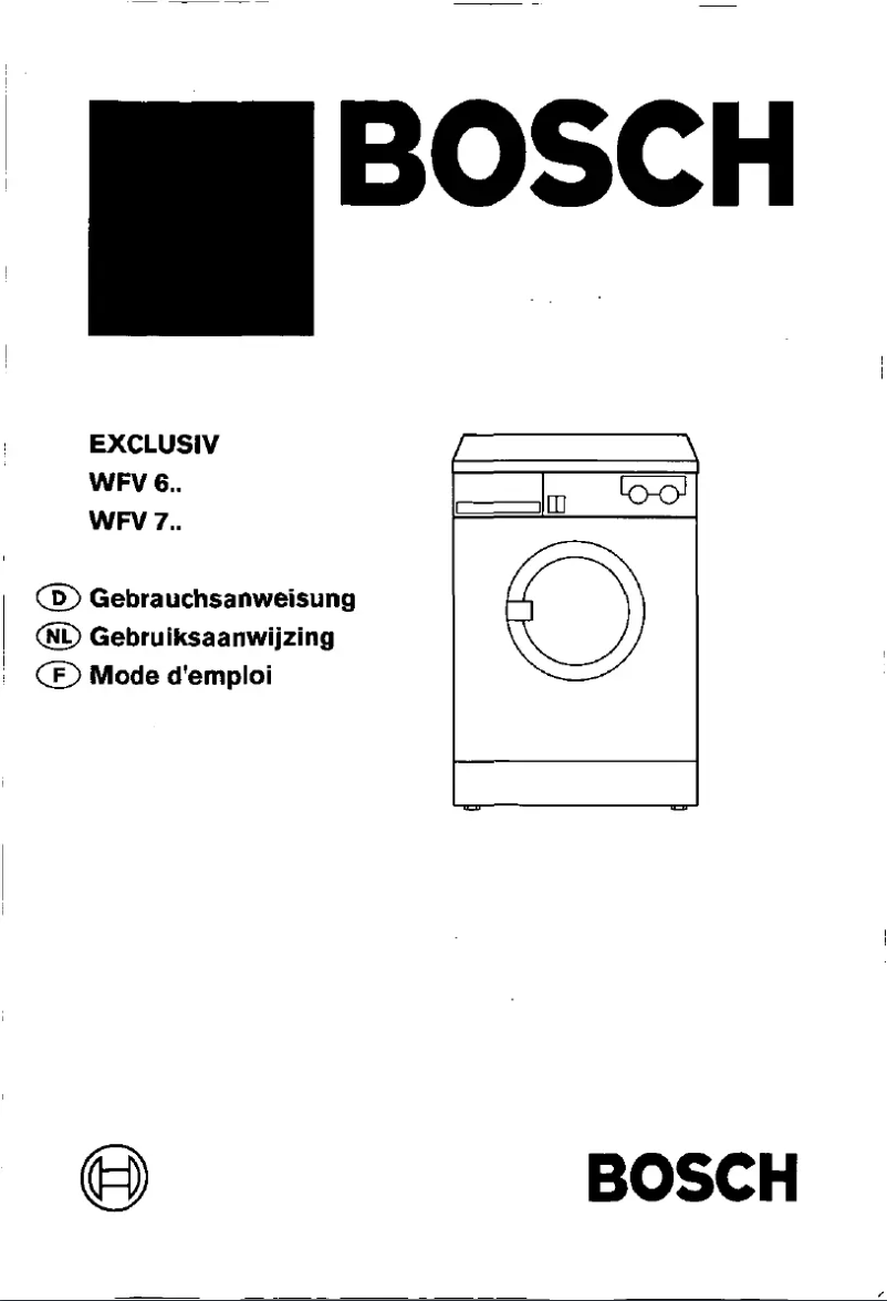 Image de la première page du manuel de l'appareil WFV6