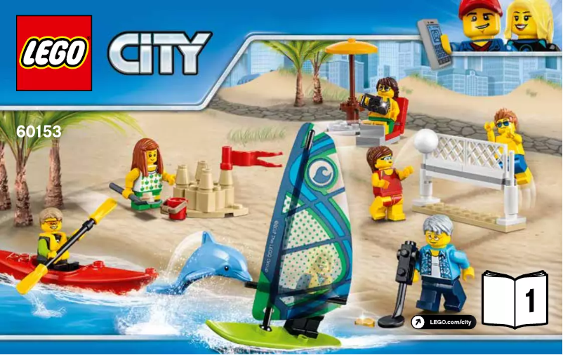 Page 1 de la notice Manuel utilisateur Lego City 60153