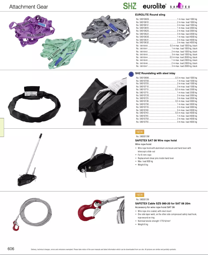 Page 1 de la notice Catalogue Safetex SAT 08
