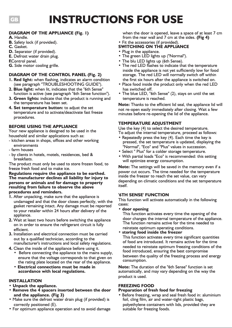 Page 1 de la notice Manuel utilisateur Whirlpool WHE2534