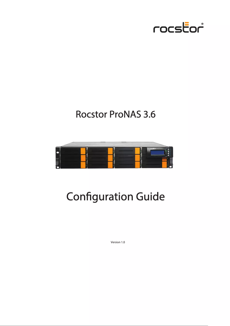 Page 1 de la notice Manuel utilisateur Rocstor Enteroc N1822
