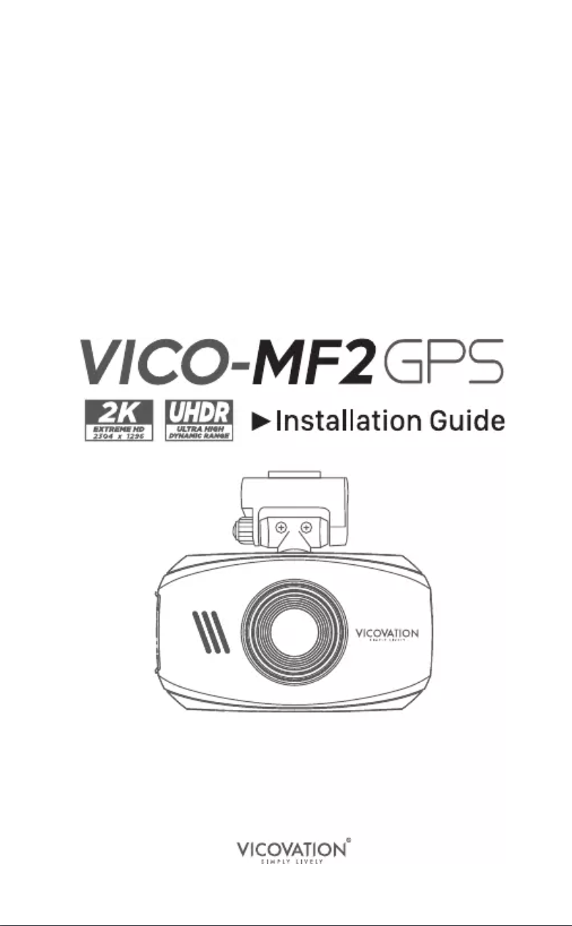 Page n°1 - Manuel utilisateur Vicovation MF2