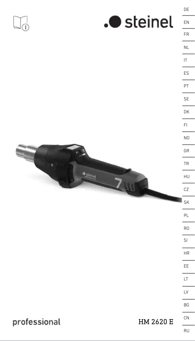 Page n°1 - Manuel utilisateur Steinel PRO HM 2620 E
