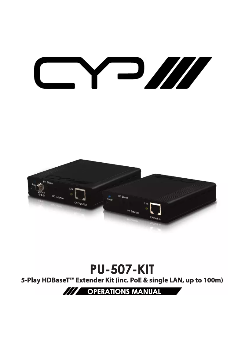 Página 1 del manual Manual de usuario CYP PU-507RX