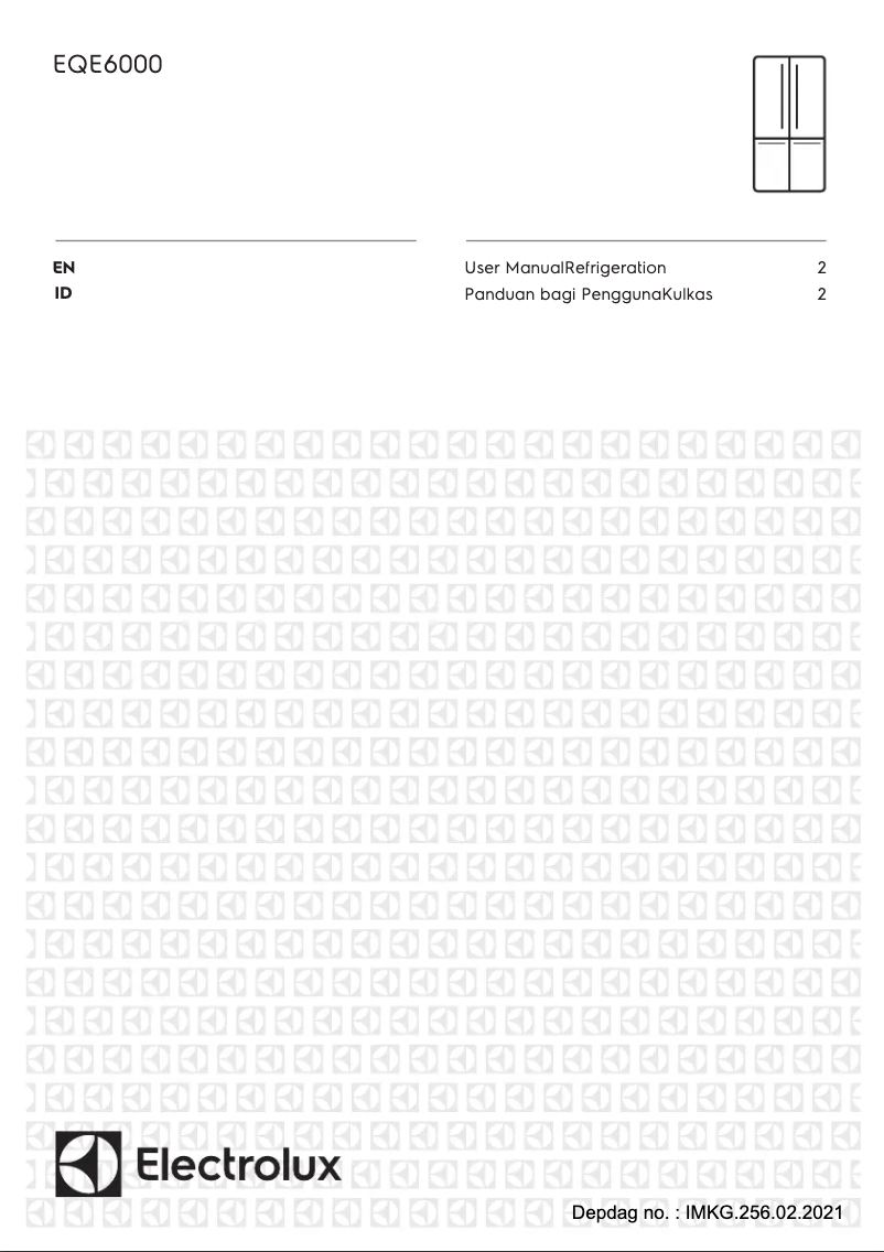 Page 1 de la notice Manuel utilisateur Electrolux EQE6000A-B