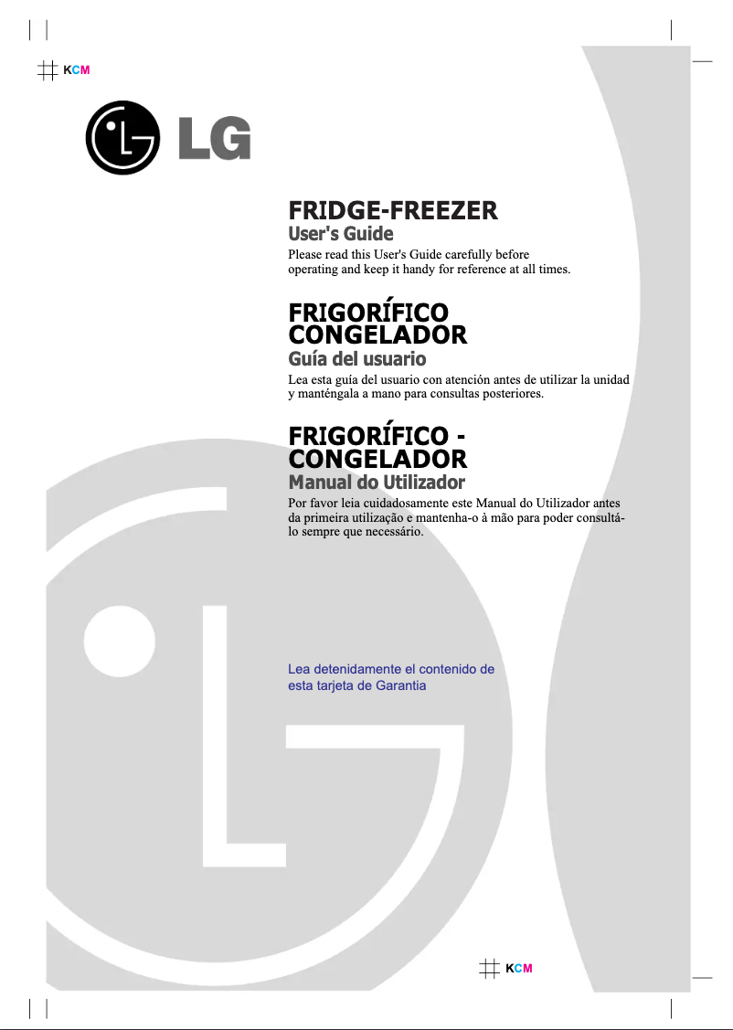 Page 1 de la notice Manuel utilisateur LG GR4198LPH