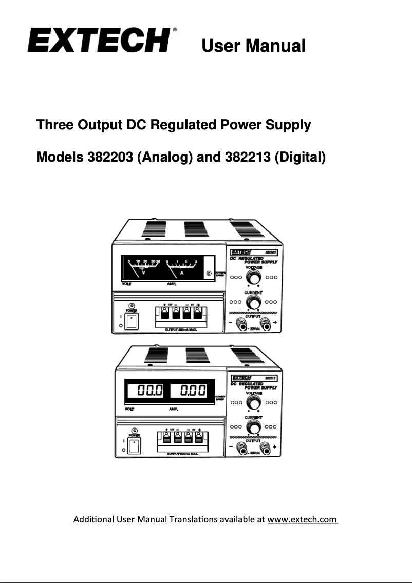 Image de la première page du manuel de l'appareil 382203