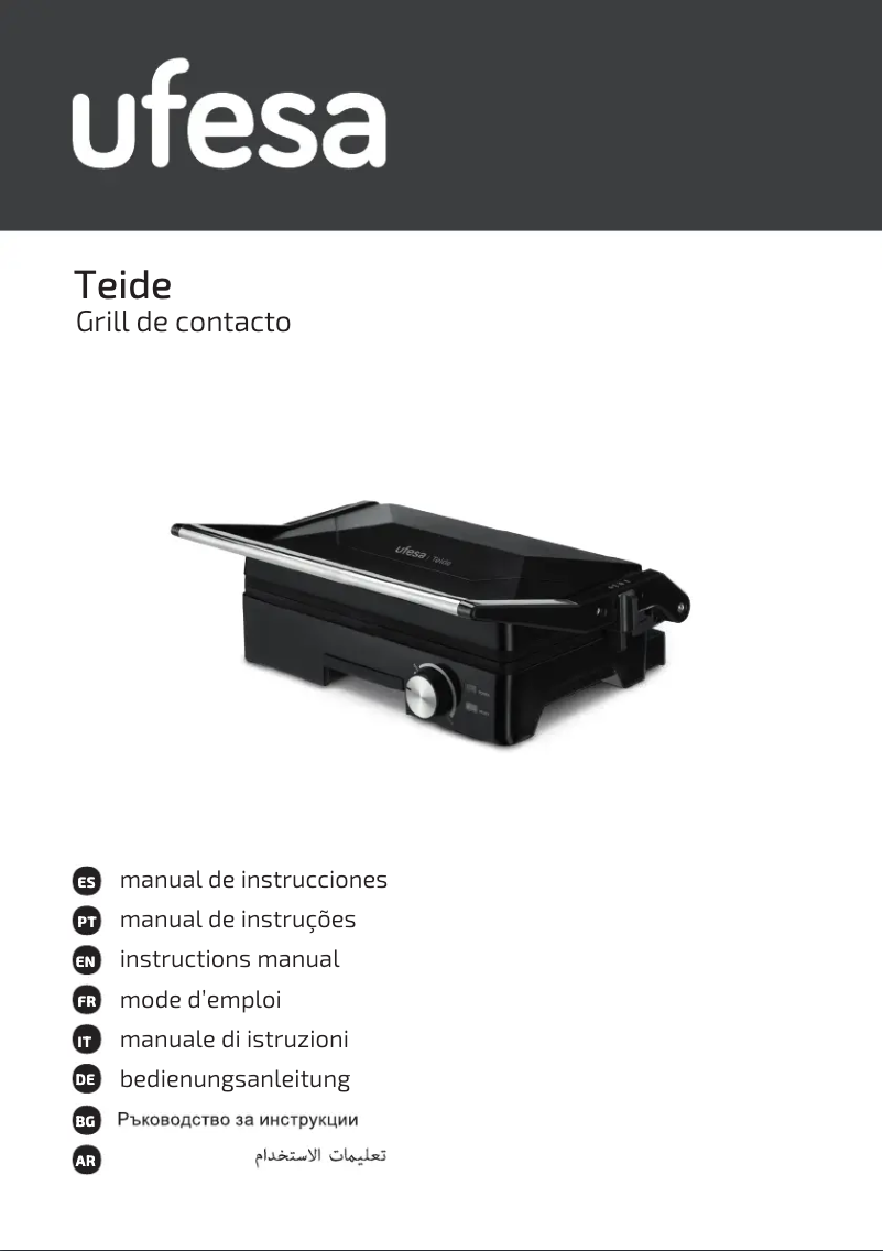 Page n°1 - Manuel utilisateur Ufesa Teide