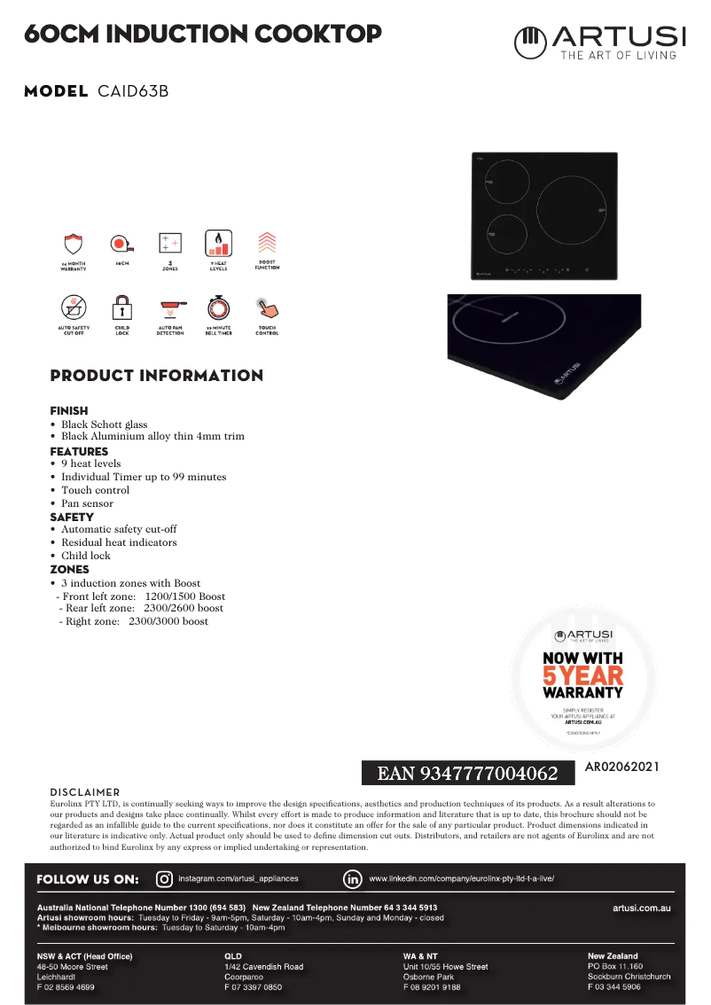 Image de la première page du manuel de l'appareil CAID63B