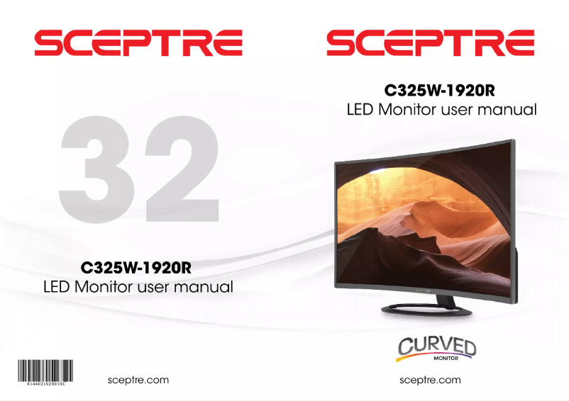 Image de la première page du manuel de l'appareil C325W-1920R