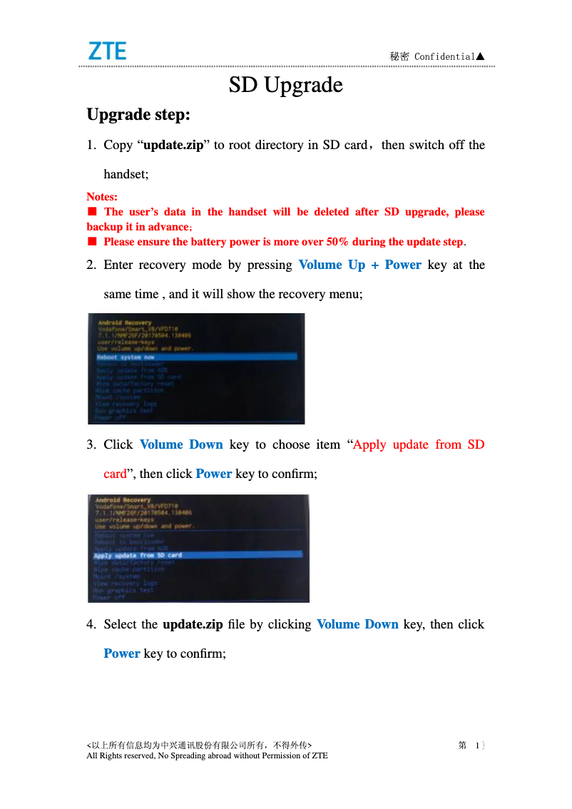 Image de la première page du manuel de l'appareil VFD 710