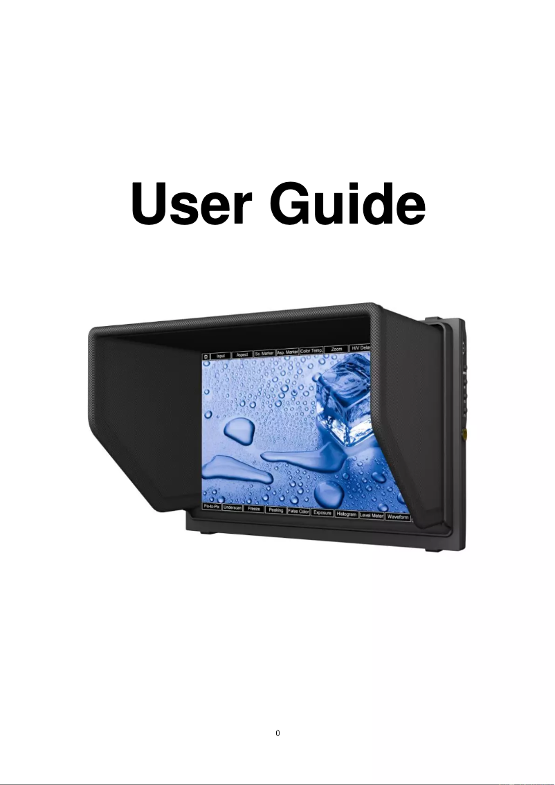 Page 1 de la notice Manuel utilisateur Lilliput TM-1018