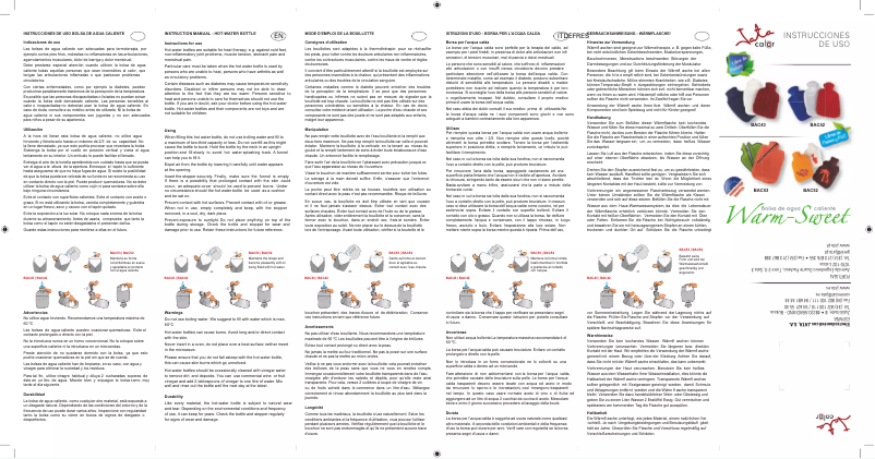 Page n°1 - Manuel utilisateur Jata BAC43BL
