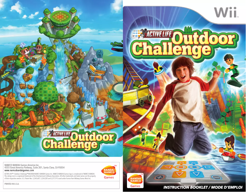 Page 1 de la notice Manuel utilisateur Nintendo Active Life - Outdoor Challenge (Wii)