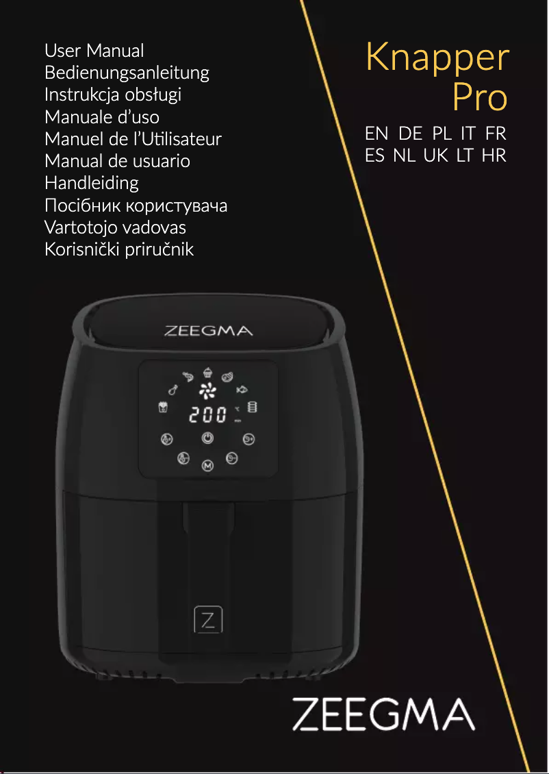 Image de la première page du manuel de l'appareil Knapper Pro