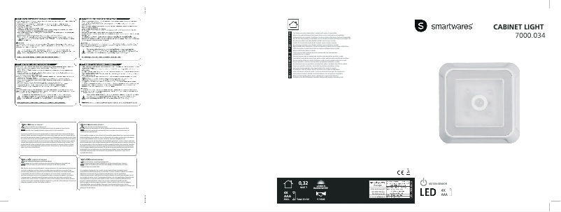 Page 1 de la notice Manuel utilisateur Smartwares 10.014.82