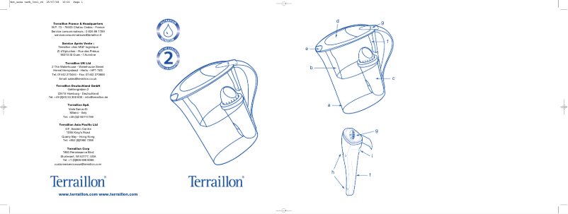 Page 1 de la notice Manuel utilisateur Terraillon Baltic+