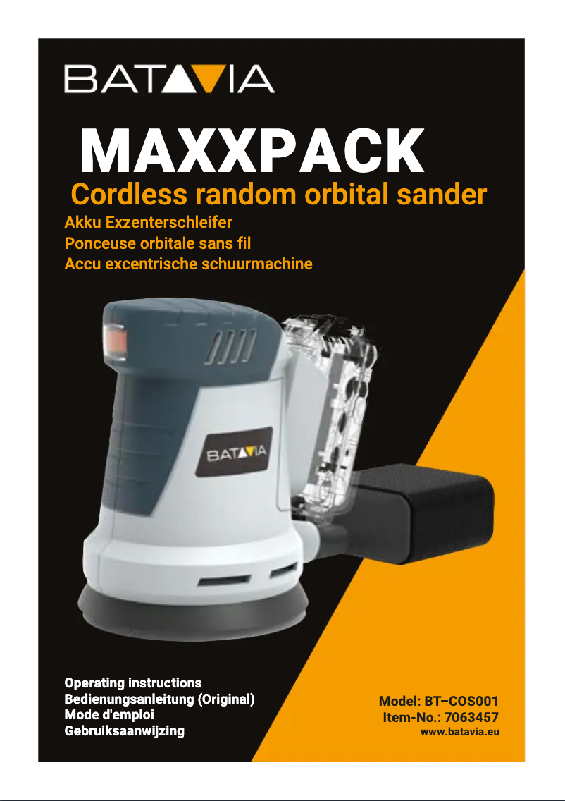 Página 1 del manual Manual de usuario Batavia BT–COS001