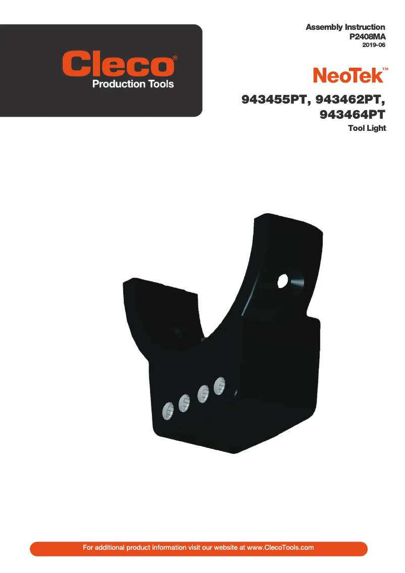 Image de la première page du manuel de l'appareil NeoTek 943455PT