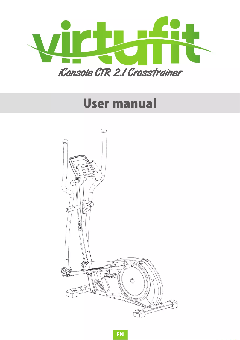 Page n°1 - Manuel utilisateur VirtuFit iConsole CTR 2.1