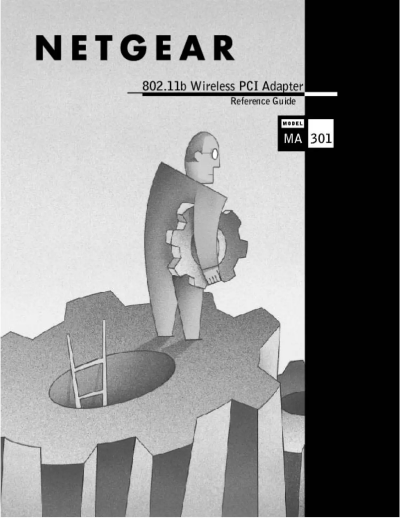 Page 1 de la notice Manuel utilisateur Netgear MA301