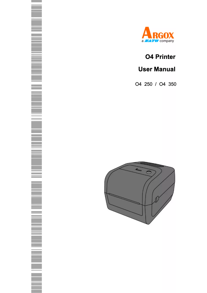 Image de la première page du manuel de l'appareil O4-250