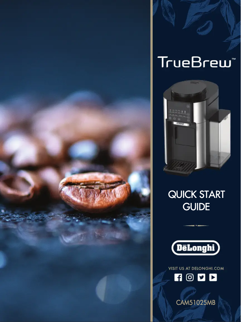 Página 1 del manual Guía de inicio rápido DeLonghi CAM51025MB