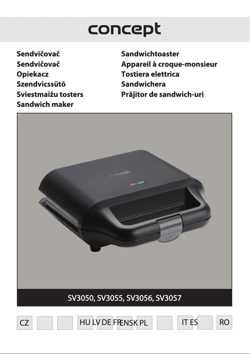 Image de la première page du manuel de l'appareil SV3057