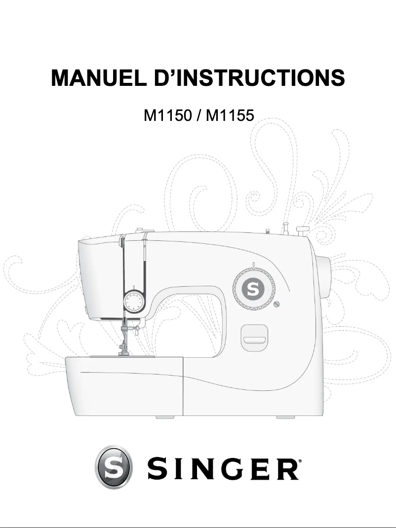 Page n°1 - Manuel utilisateur Singer M1155