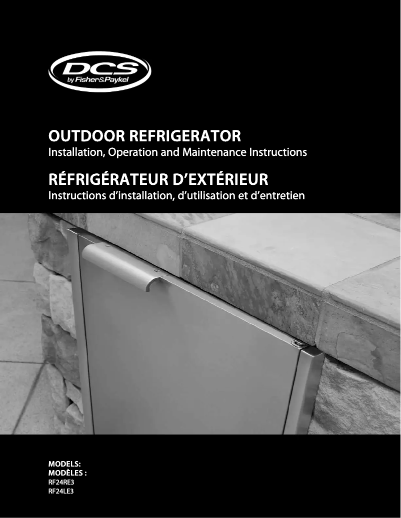 Page 1 de la notice Manuel utilisateur DCS RF24RE4