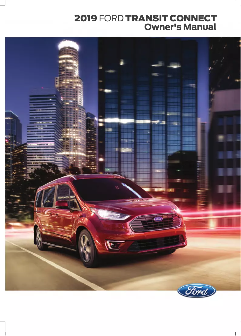 Page n°1 - Manuel utilisateur Ford Transit Connect (2019)