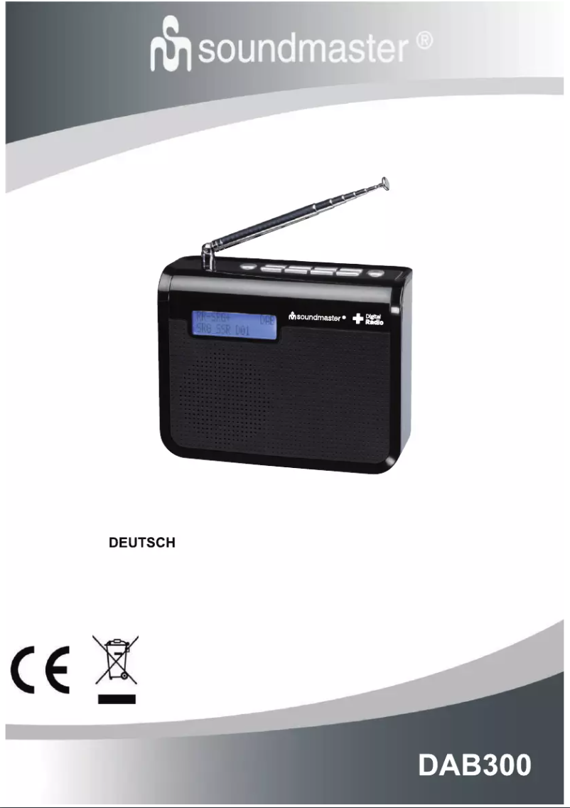 Página 1 del manual Manual de usuario Soundmaster DAB300