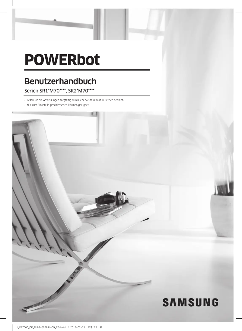Image de la première page du manuel de l'appareil POWERbot VR7000